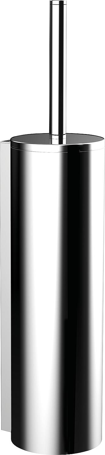 emco system2 chrome brush set, wall-mounted