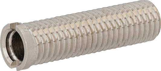Vis creuse M12x46mm, laiton nickelé