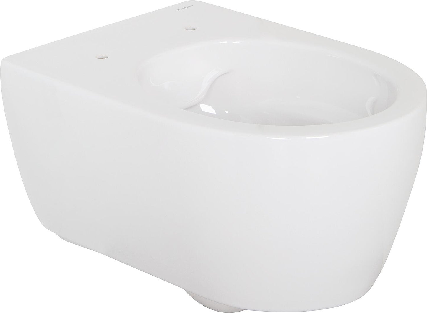 Geberit iCon wall-hung, deep-flush toilet (white, rimless) with soft-close and quick-release toilet seat (combi-pack)