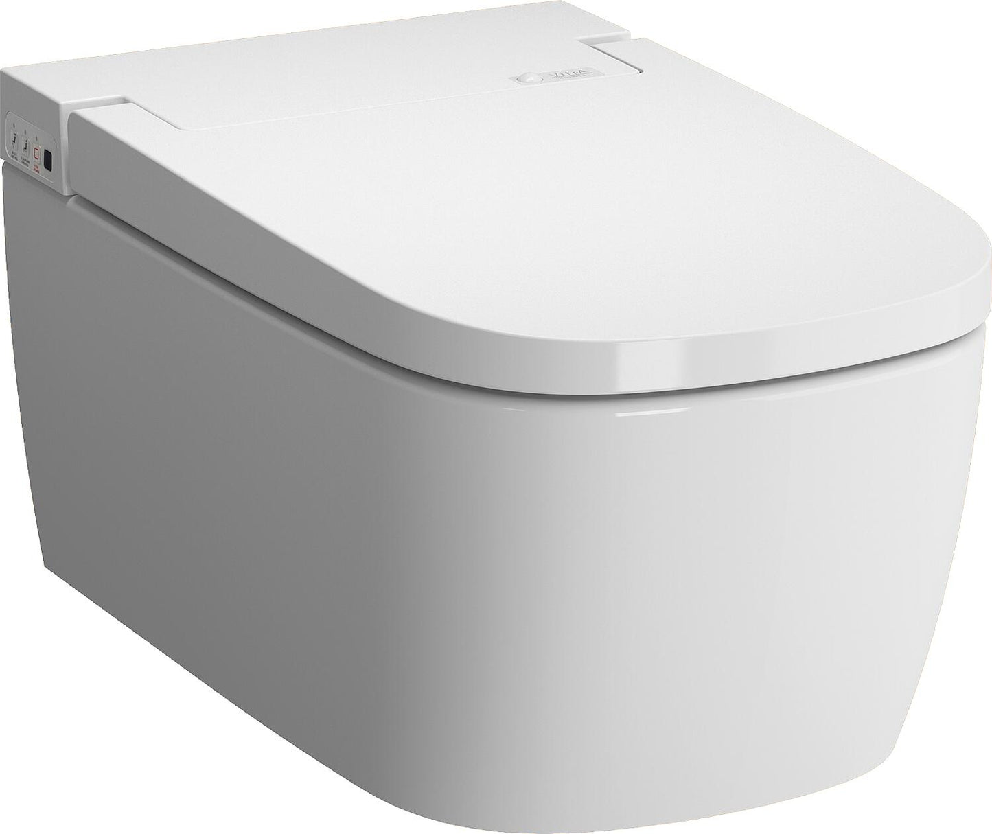VitrA V-Care 1.1 Comfort shower toilet, white with VitrA Clean wall-hung, deep-flush toilet with rimless flushing and seat