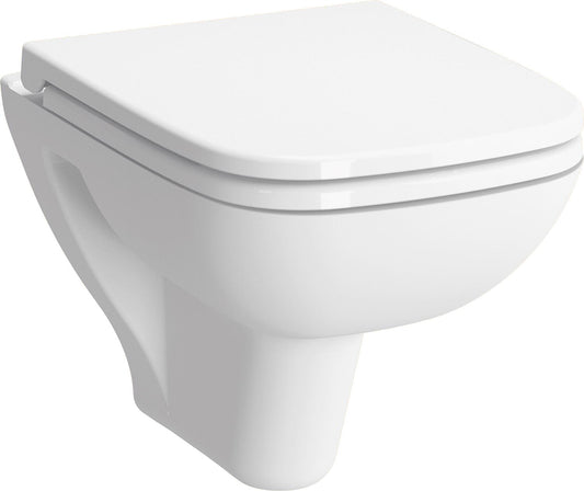 WC suspendu VitrA S20, blanc, compact, dimensions (L x H x P) : 360 x 340 x 480 mm
