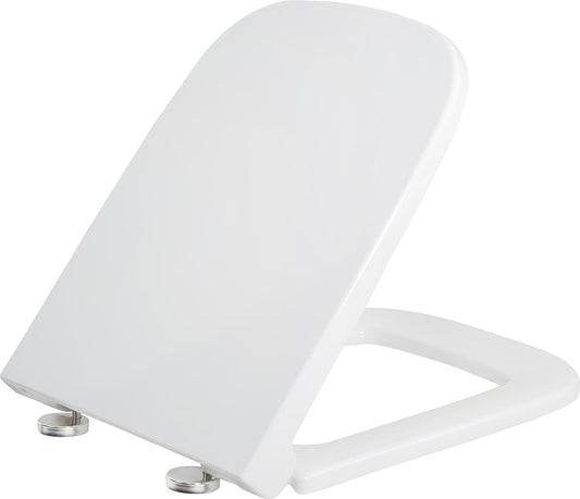 Abattant de toilette VitrA S20 blanc, fermeture amortie, pour toilettes carrées