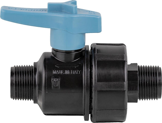 Ball valve with male/male thread DN50 (2")