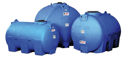 Regenwassertank, liegend