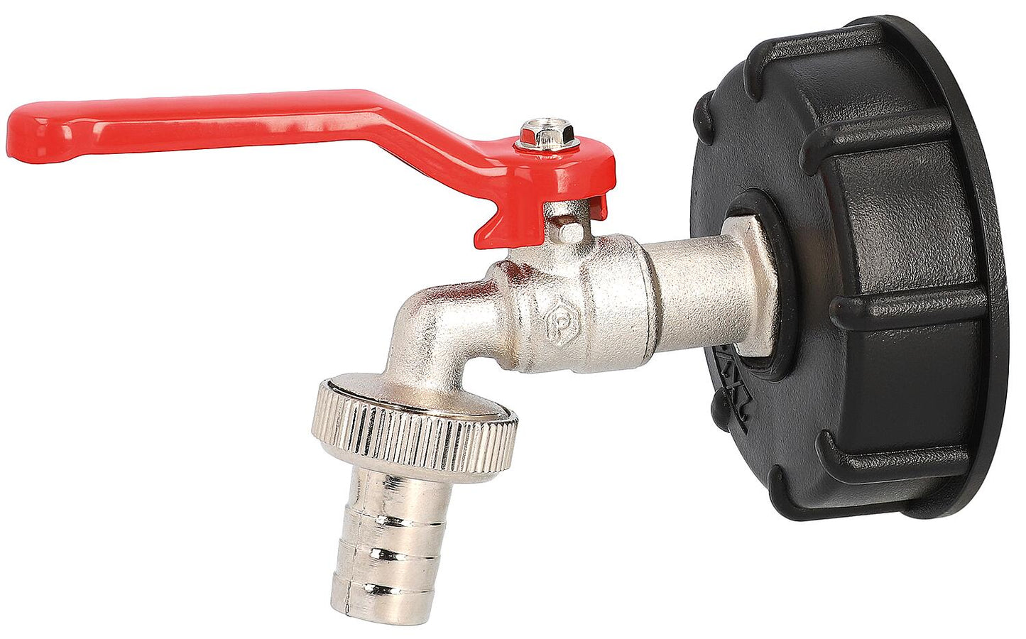 Adaptateur IBC avec robinet de sortie 1" S60 x 6