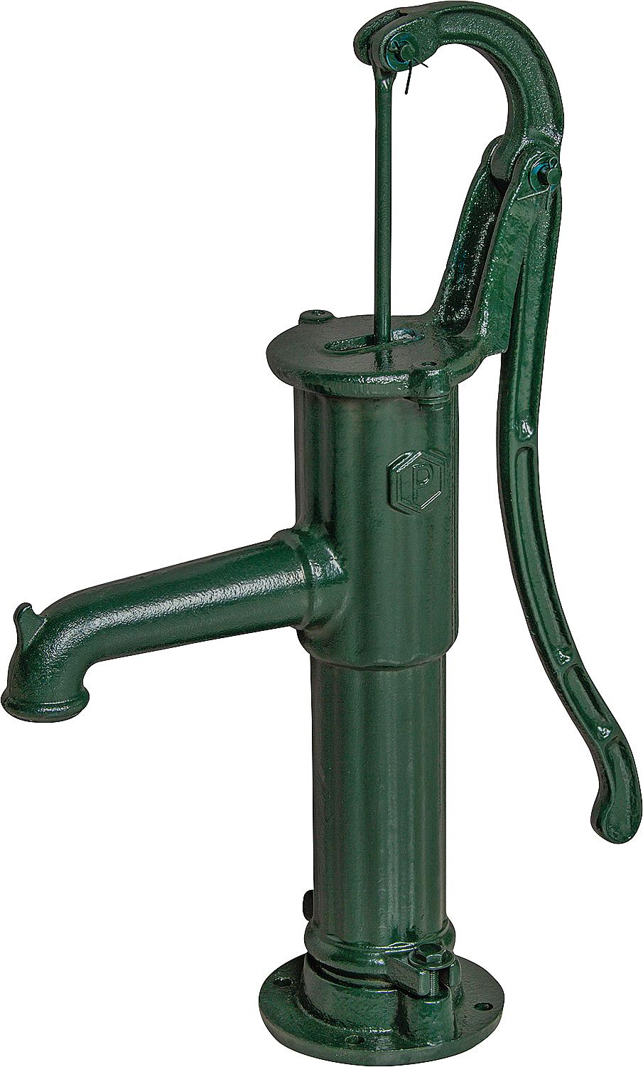 Hand pump with round flange type 75, 1 1/4", black
