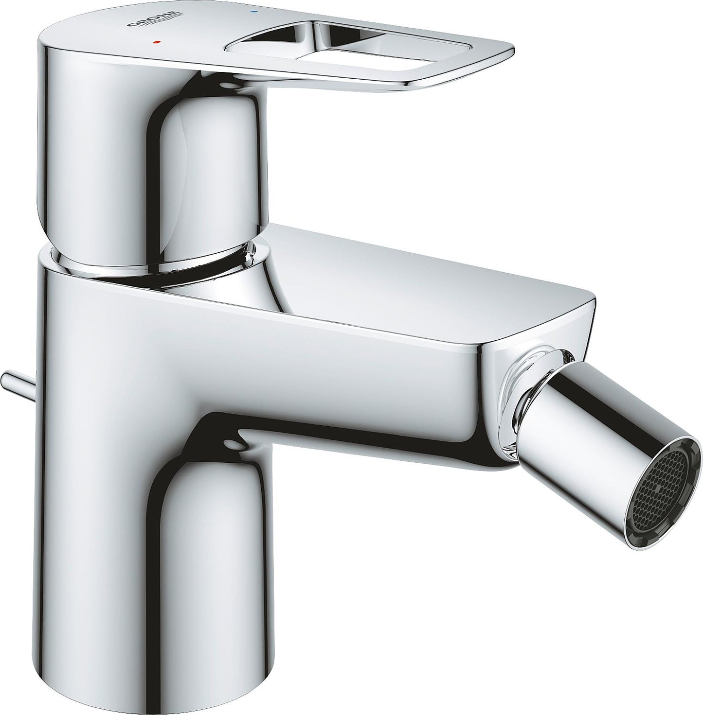 Grohe Bauloop bidet mixer, 117 mm projection, chrome