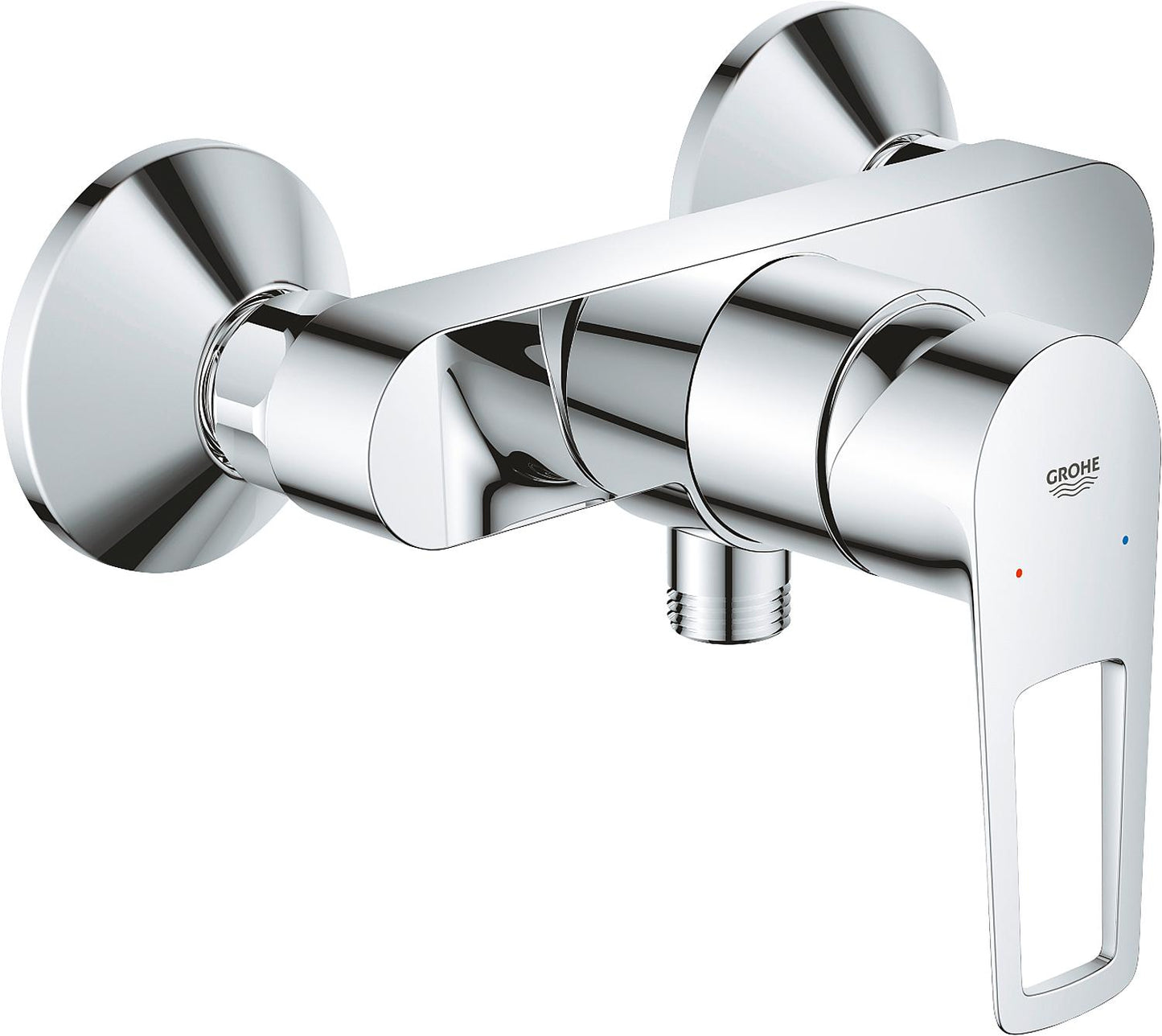 Grohe Bauloop chrome surface-mounted shower mixer