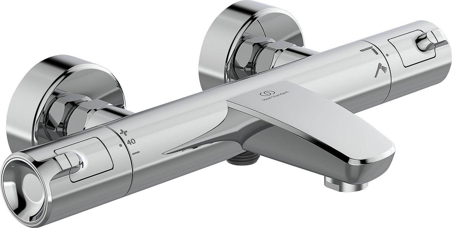 AP-Wannenthermostsat Ideal Standard Ceratherm T50 Ausladung 161 mm chrom