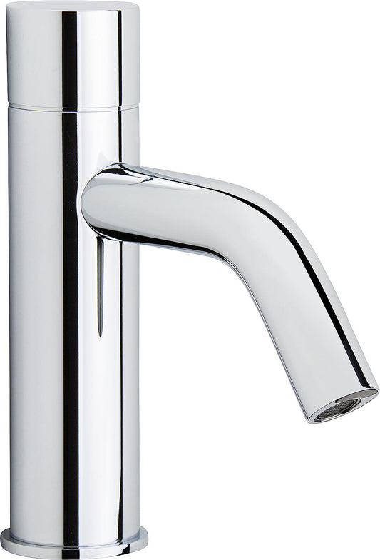Benkiser Metrix Fashion basin mixer tap, 125 mm projection, IR sensor, mains operation
