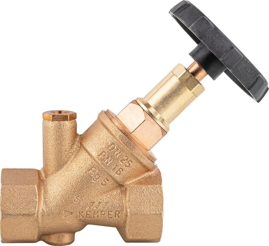 Freistromventile Weser aus Rotguss, mit Innengewinde