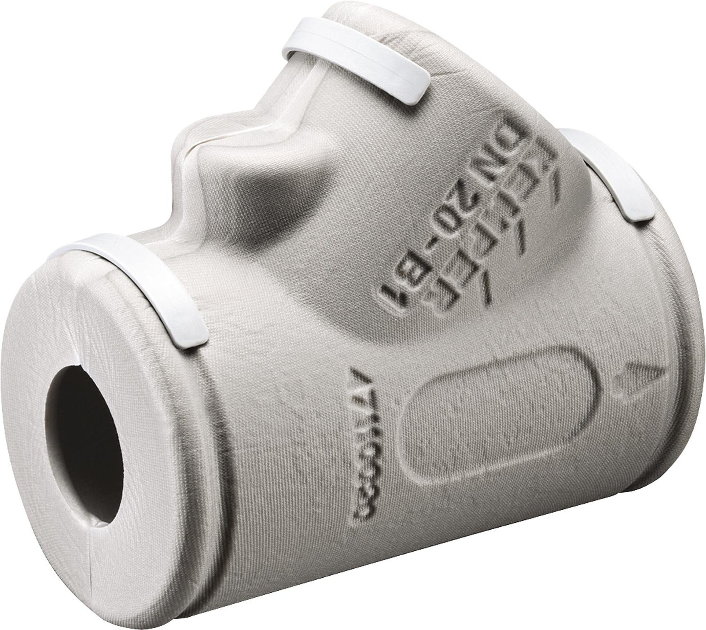 KEMPER universal angled seat insulation shell including locking clips, DN50 (2")