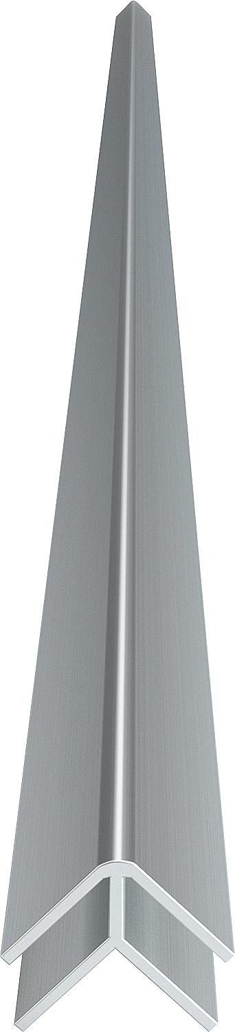 Aussenecke für Duschrückwand Aluminium elox. matt 2550 mm
