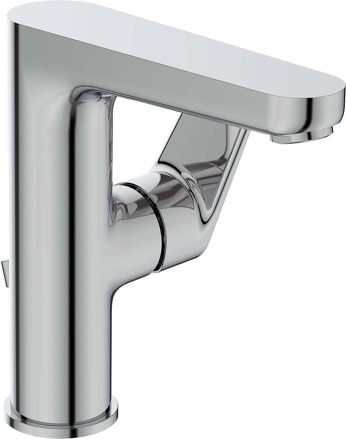 Ideal Standard Cerafine O basin mixer, 135 mm projection, chrome, without waste fitting