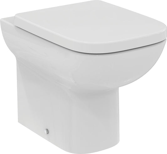 Ideal Standard i.Life rectangular floor-standing, deep-flush toilet (W x H x D): 355 x 400 x 540 mm, rimless, ceramic, white