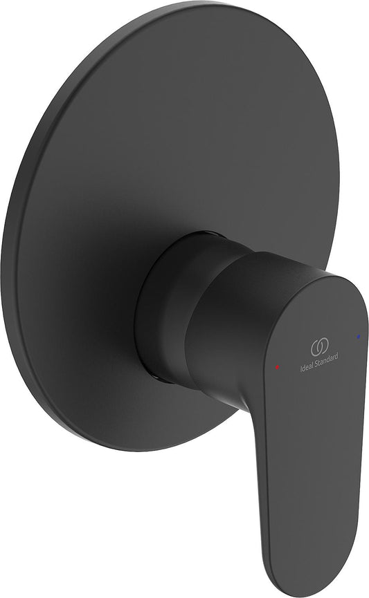 Ideal Standard Cerafine O concealed shower mixer, rosette Ø 163 mm, matte black