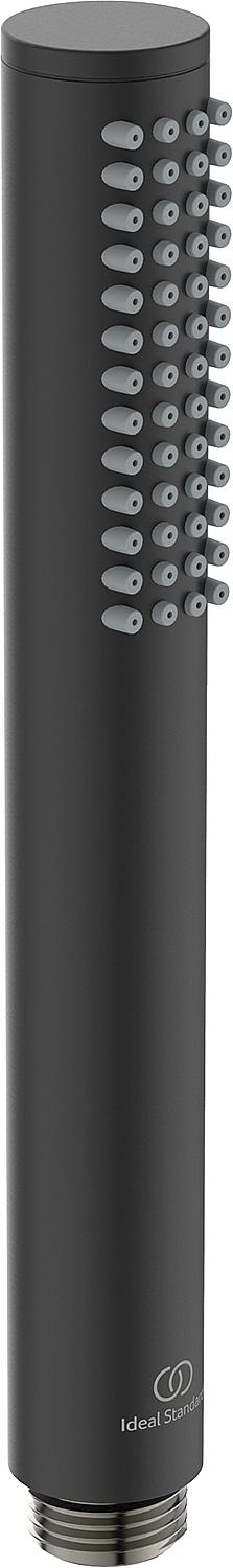 Ideal Standard Idealrain 1 spray pattern stick hand shower, matte black