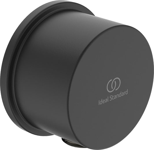 Wall connection bend Ideal Standard Idealrain Round DN15 (1/2") black matt