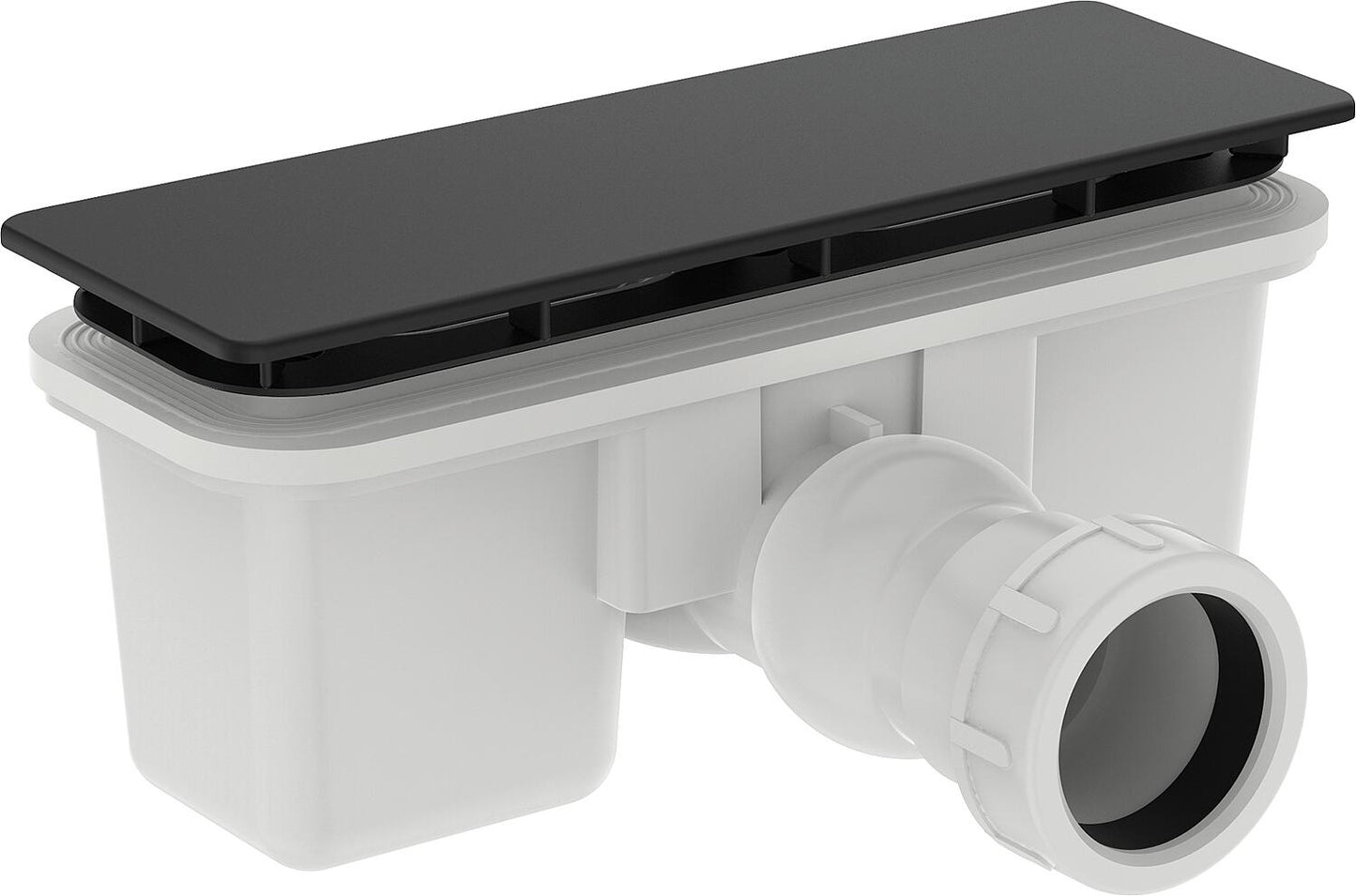 Valve de vidange Ideal Standard Ultra Flat neuve, avec couvercle, noire