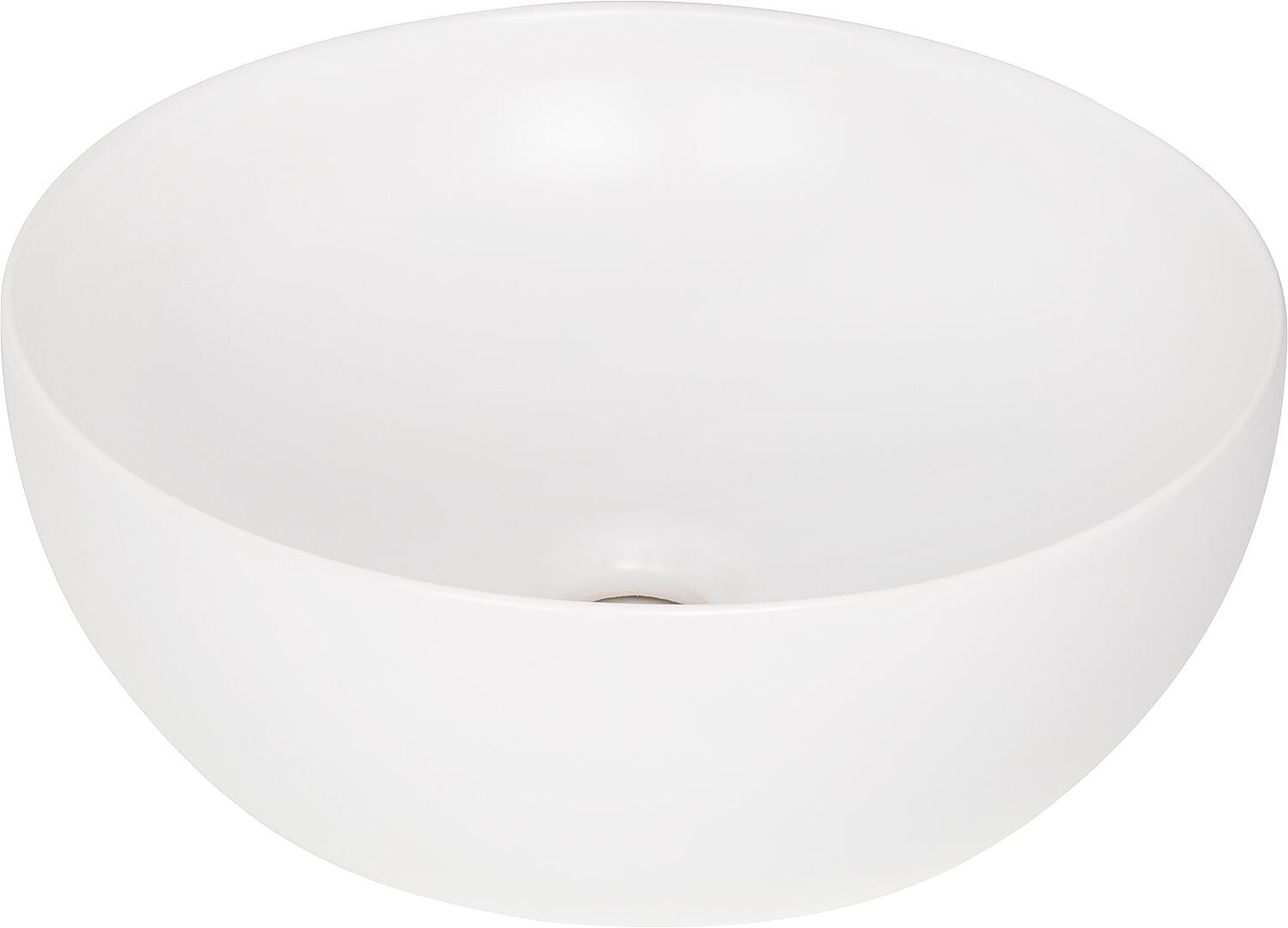 Elanda countertop washbasin 400x400mm ceramic without tap hole Blue Royal Matt