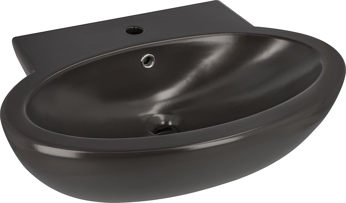 Elanda washbasin 650x500x160 mm white glossy