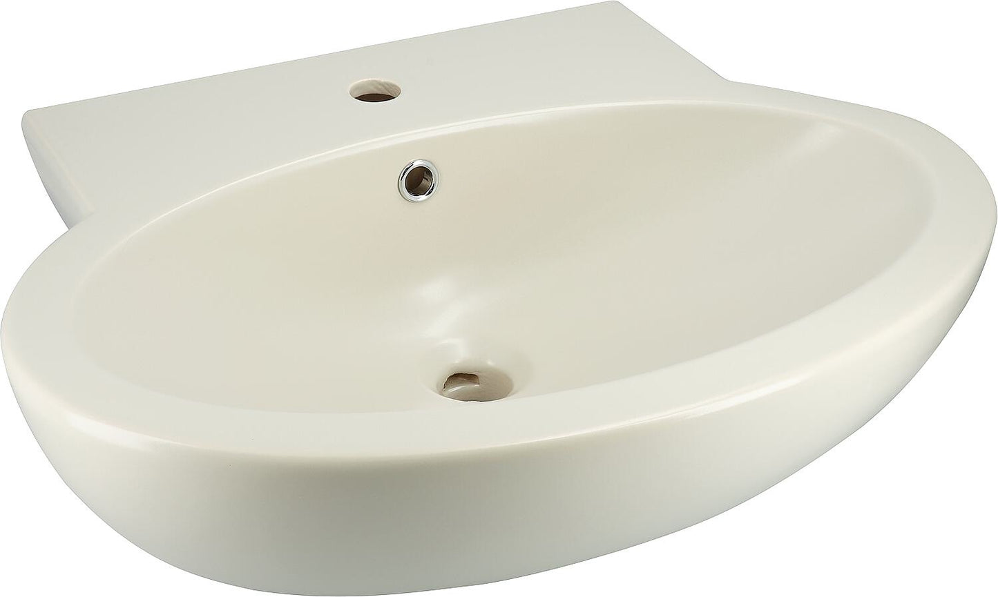 Elanda washbasin 650x500x160 mm white glossy