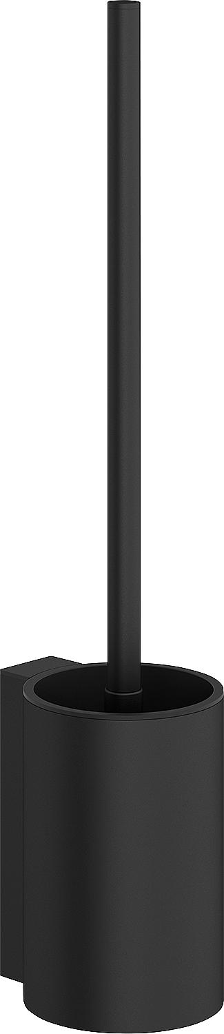 Hewi toilet brush set, powder-coated matte black