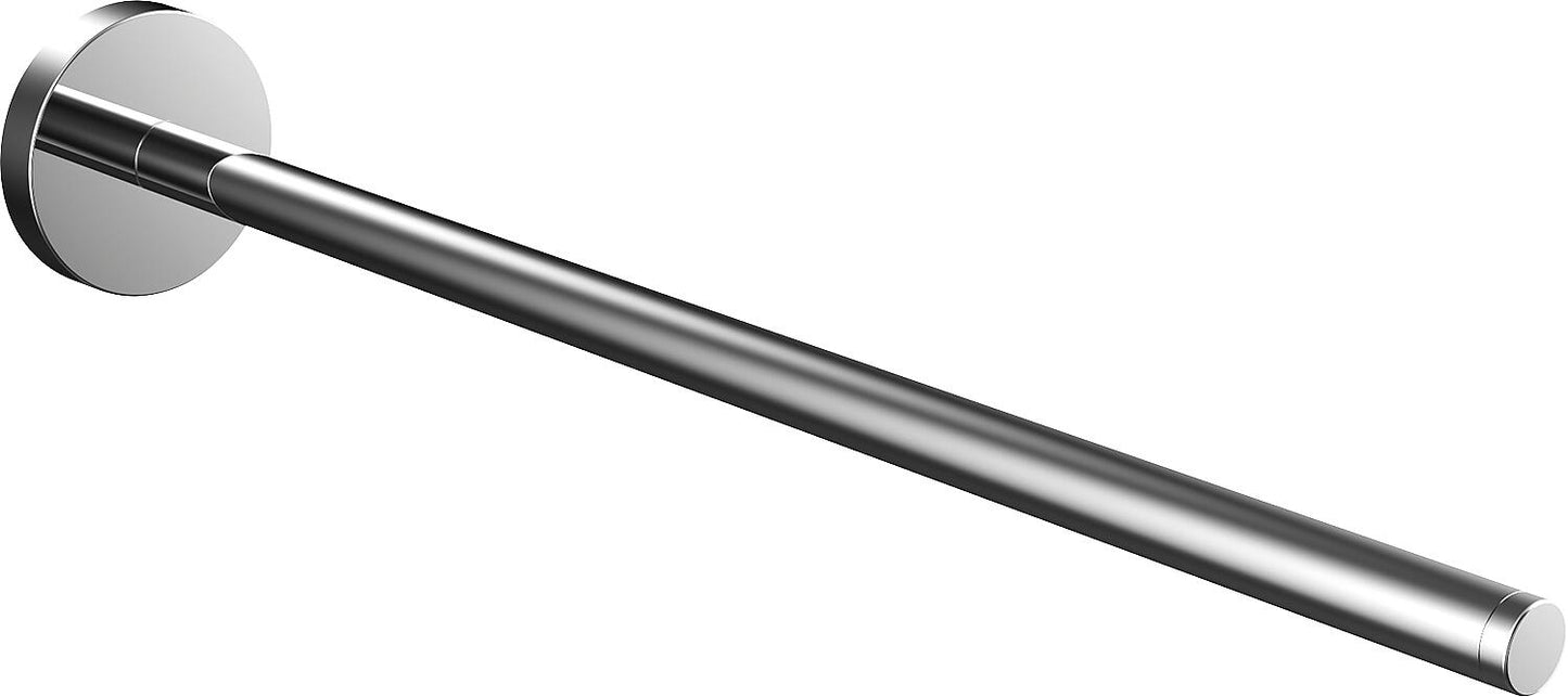 Emco round towel rail, single-arm, 300mm, chrome