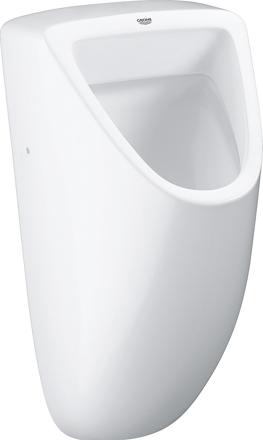 Grohe Bau ceramic urinal, WxHxD: 355x552x337 mm, rear inlet, alpine white ceramic