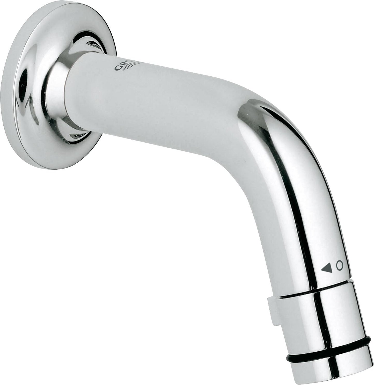 Grohe Universal wall-mounted washbasin outlet valve, 185mm projection, chrome