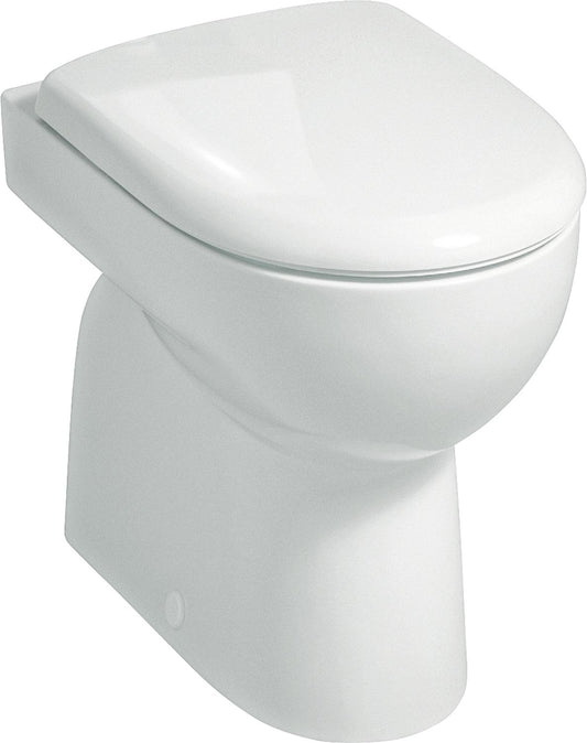 WC sur pied Geberit Renova, à chasse d'eau profonde, sortie verticale, blanc