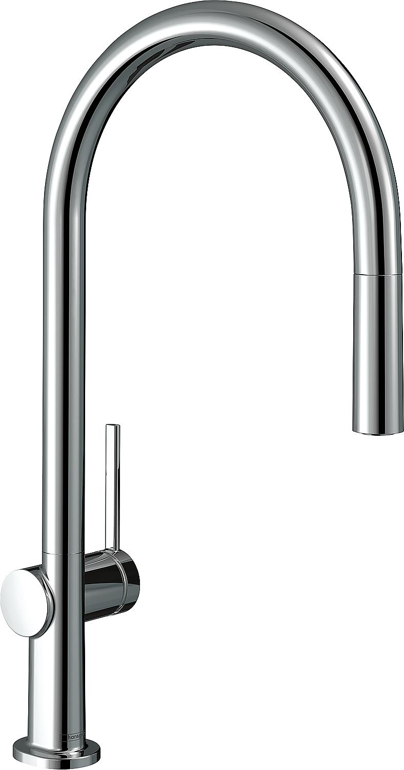 Spültischmischer Hansgrohe 210 Talis M54 mit herausziehbarem Auslauf