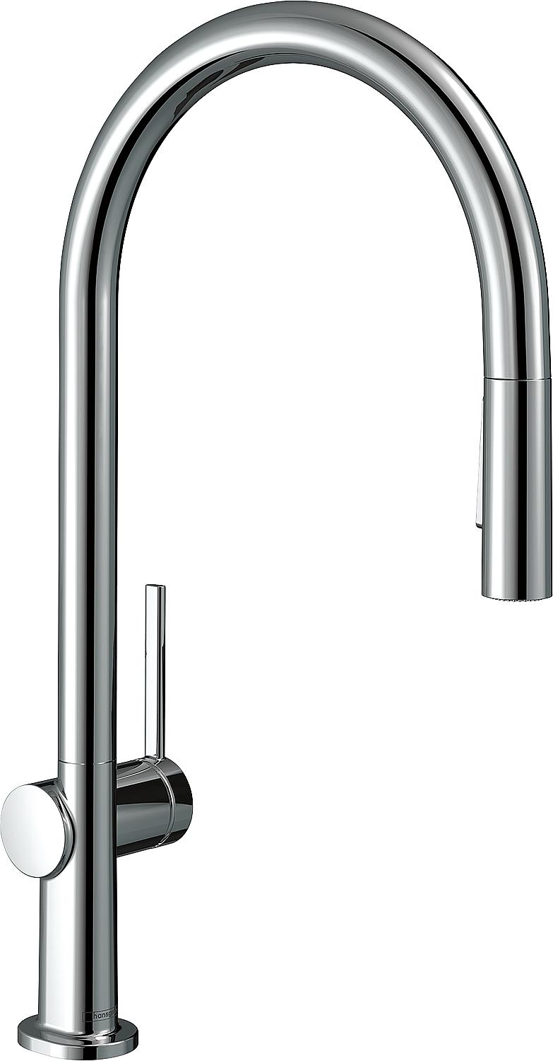 Spültischmischer Hansgrohe 210 Talis M54 mit herausziehbarem Auslauf