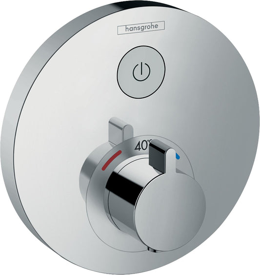 Hansgrohe ShowerSelect S concealed thermostat, complete set, 1 outlet, chrome