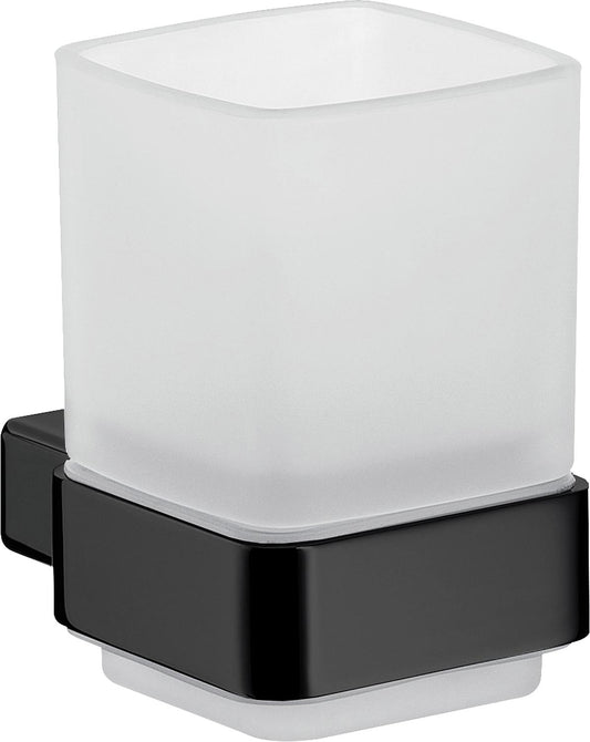 emco loft glass holder, glass part, satin black