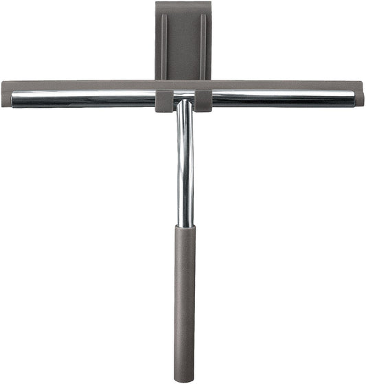 Sono shower squeegee, stainless steel, silicone, silver color, 260 x 285 x 30 mm