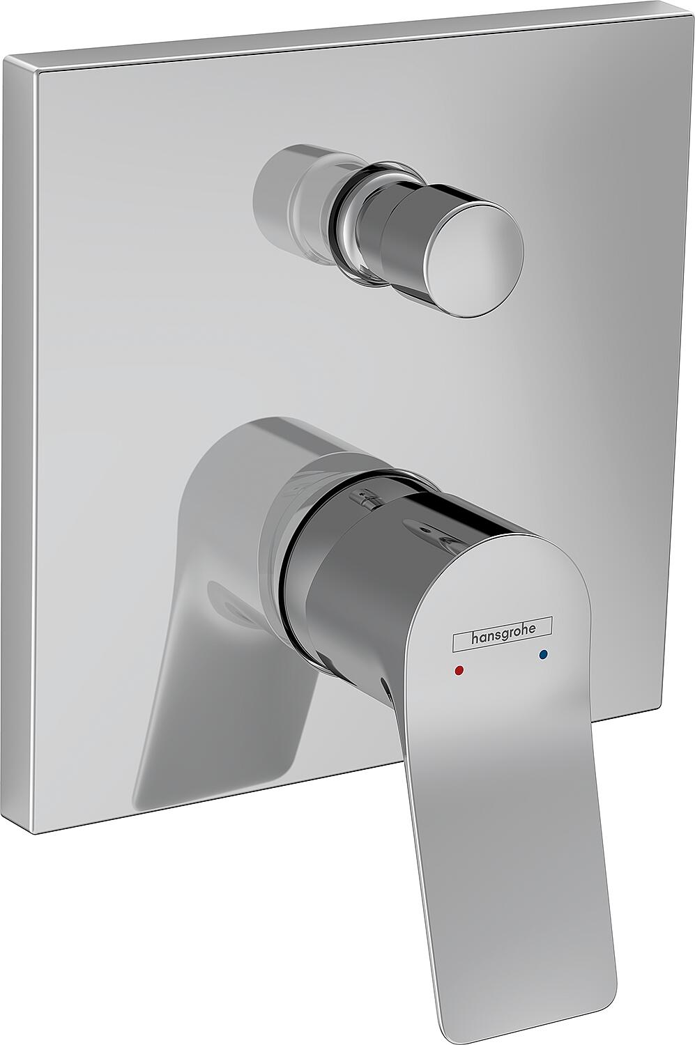 Hansgrohe Vivenis concealed bath mixer, rosette 156x156 mm, chrome