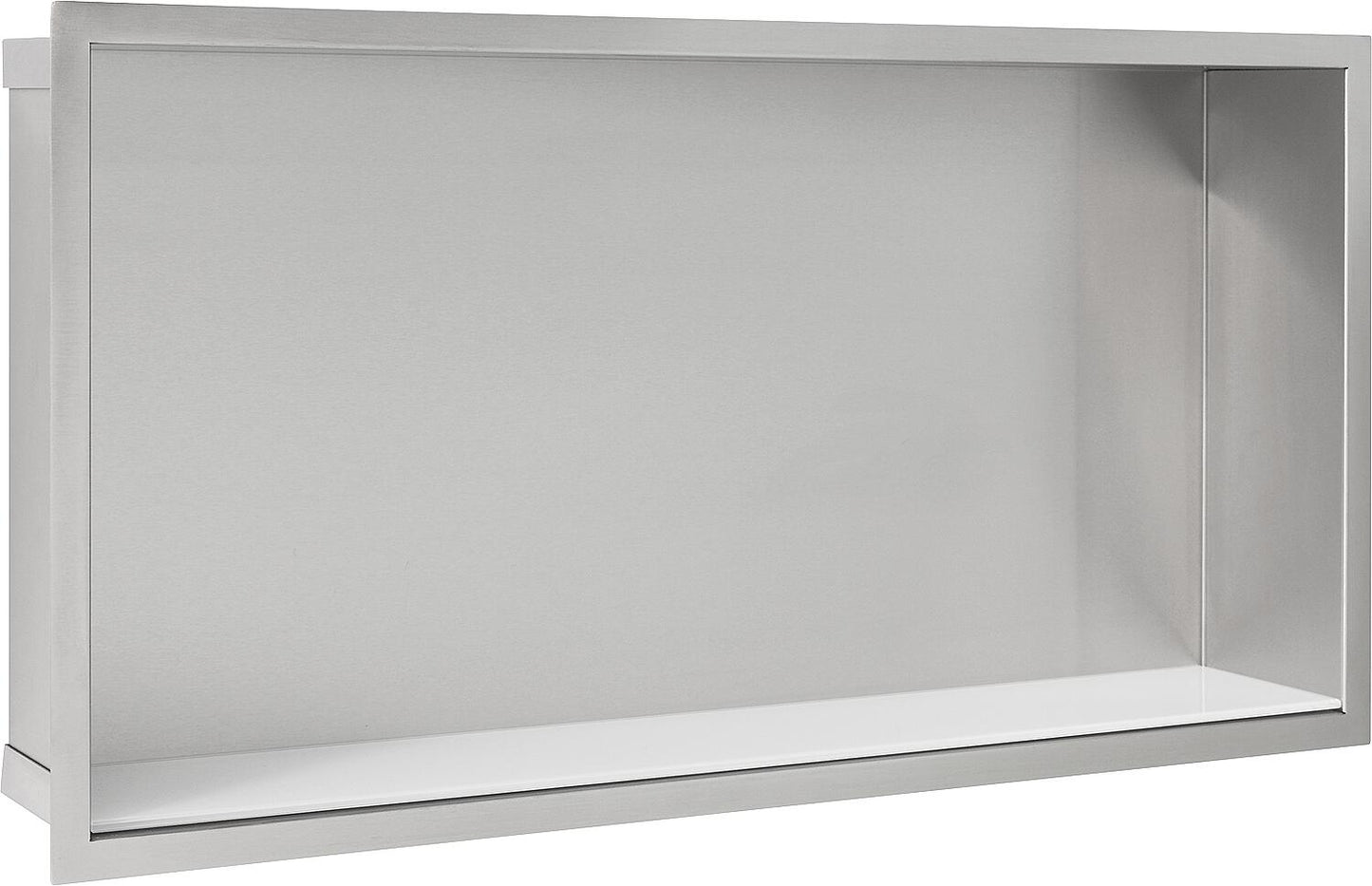 Niche murale L x H x P : 624 x 324 x 150 mm, panneau arrière en verre blanc