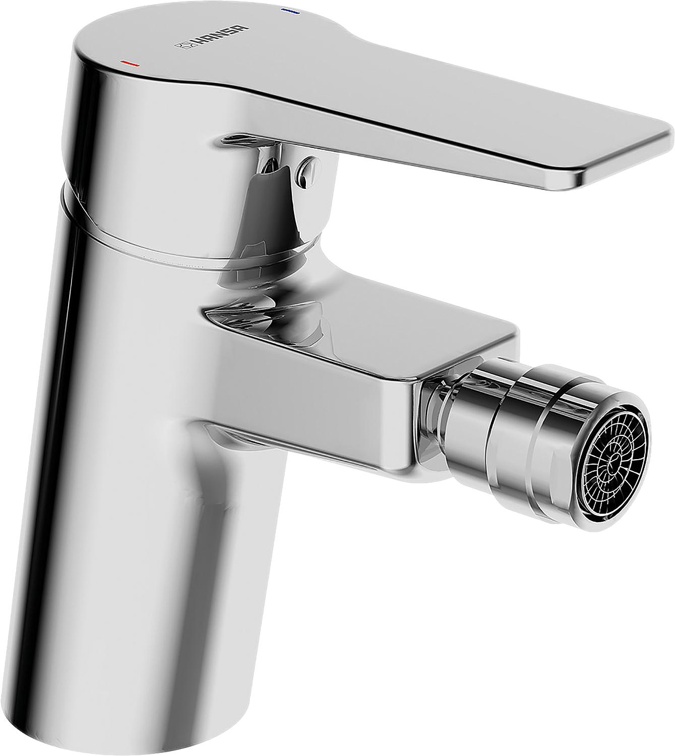 Hansa Hansatwist bidet mixer, 112 mm projection, chrome