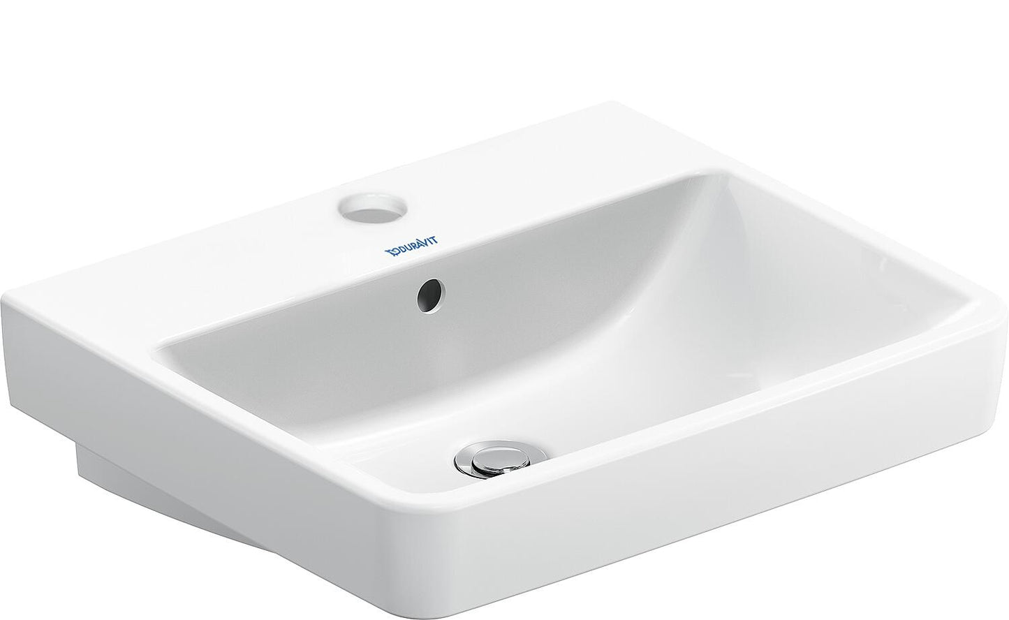Waschtisch Duravit No. 1 BxHxT: 550 x 175 x 460 mm, m. Ül., m. 1 HL, weiss