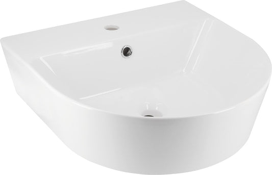 Jacui washbasin WxHxD: 500x150x500 mm ceramic, white