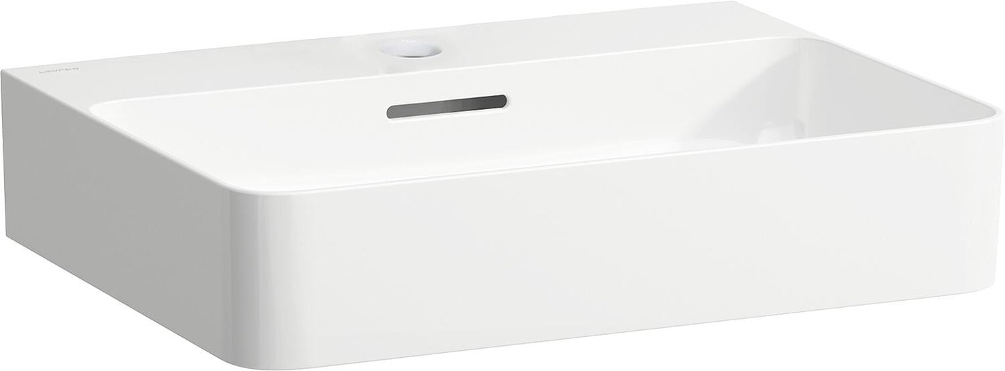 Laufen Val countertop washbasin 600x155x420 mm 1 Hl. m. Ül. ground white