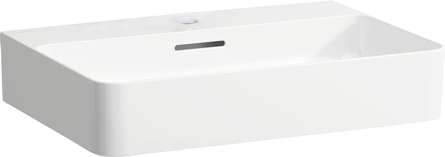 Laufen Val countertop washbasin 600x155x420 mm 1 Hl. m. Ül. ground white