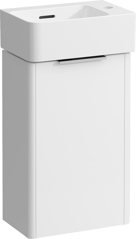 WT+WTU Laufen Val 340x640x220 mm 1 Hl m.Ül. 1 Tür Anschl. Re. weiss matt