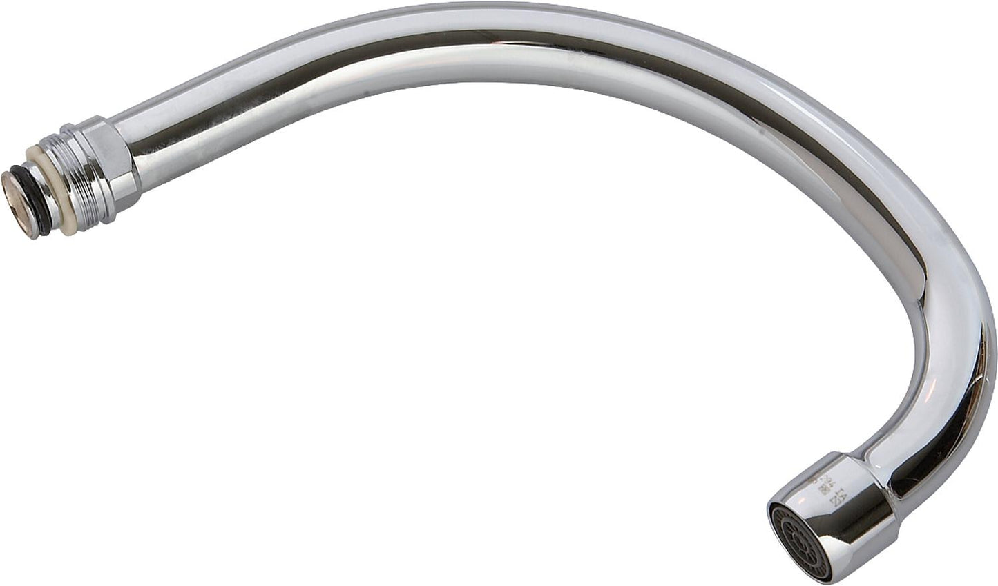 Grohe spout projection = 140 mm, spout height = 95 mm, height = 155 mm, external thread 22x1
