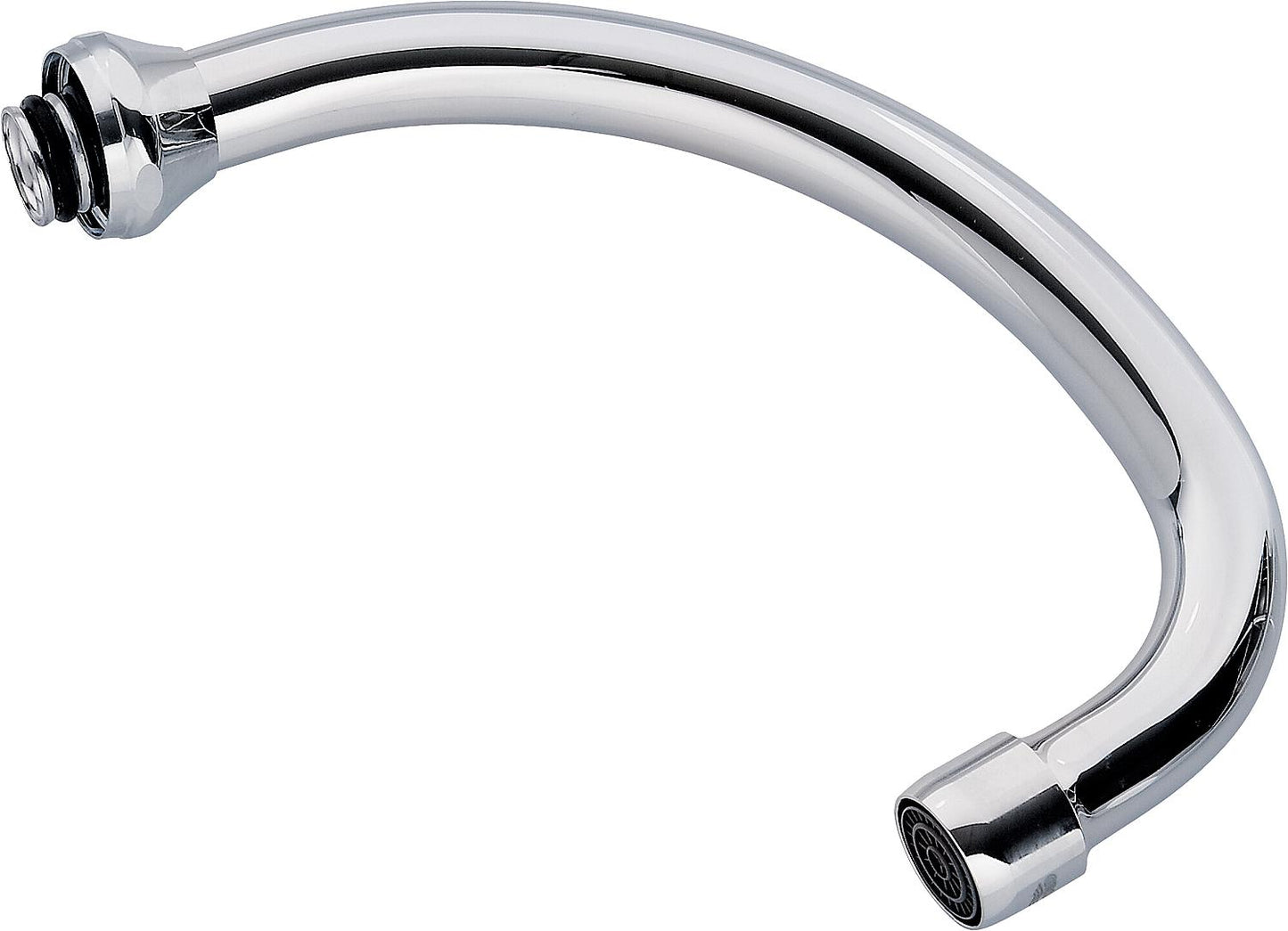Grohe spout projection = 140 mm, spout height = 61 mm, height = 128 mm, internal thread 3/4".