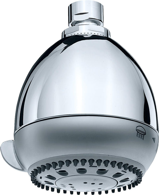 OVO-PRINCE-S shower head, 3 spray patterns, Ø 90 mm, chrome