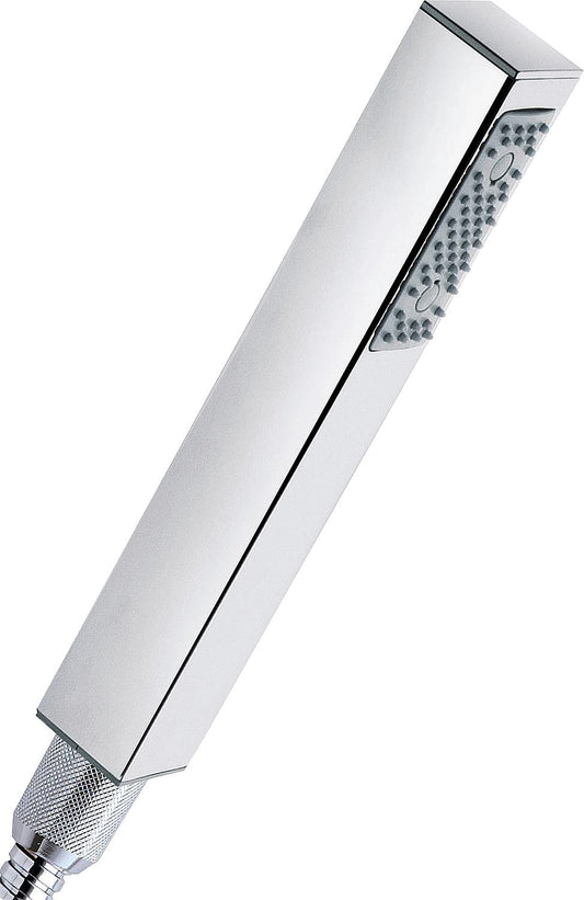 Cubo square hand shower, 1 spray pattern, chrome