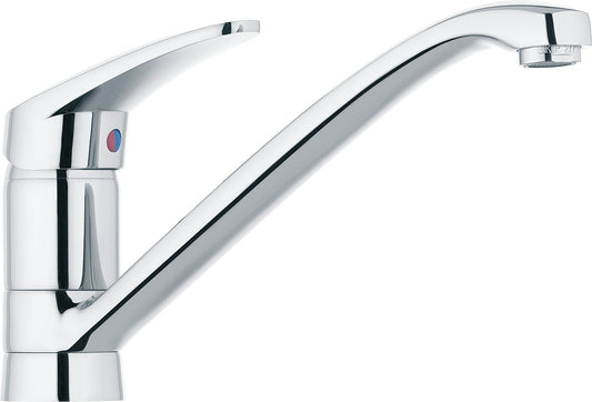 Spültischmischer Swingo2 ND schwenkbarer Gussauslauf Ausladung 247 mm verchromt