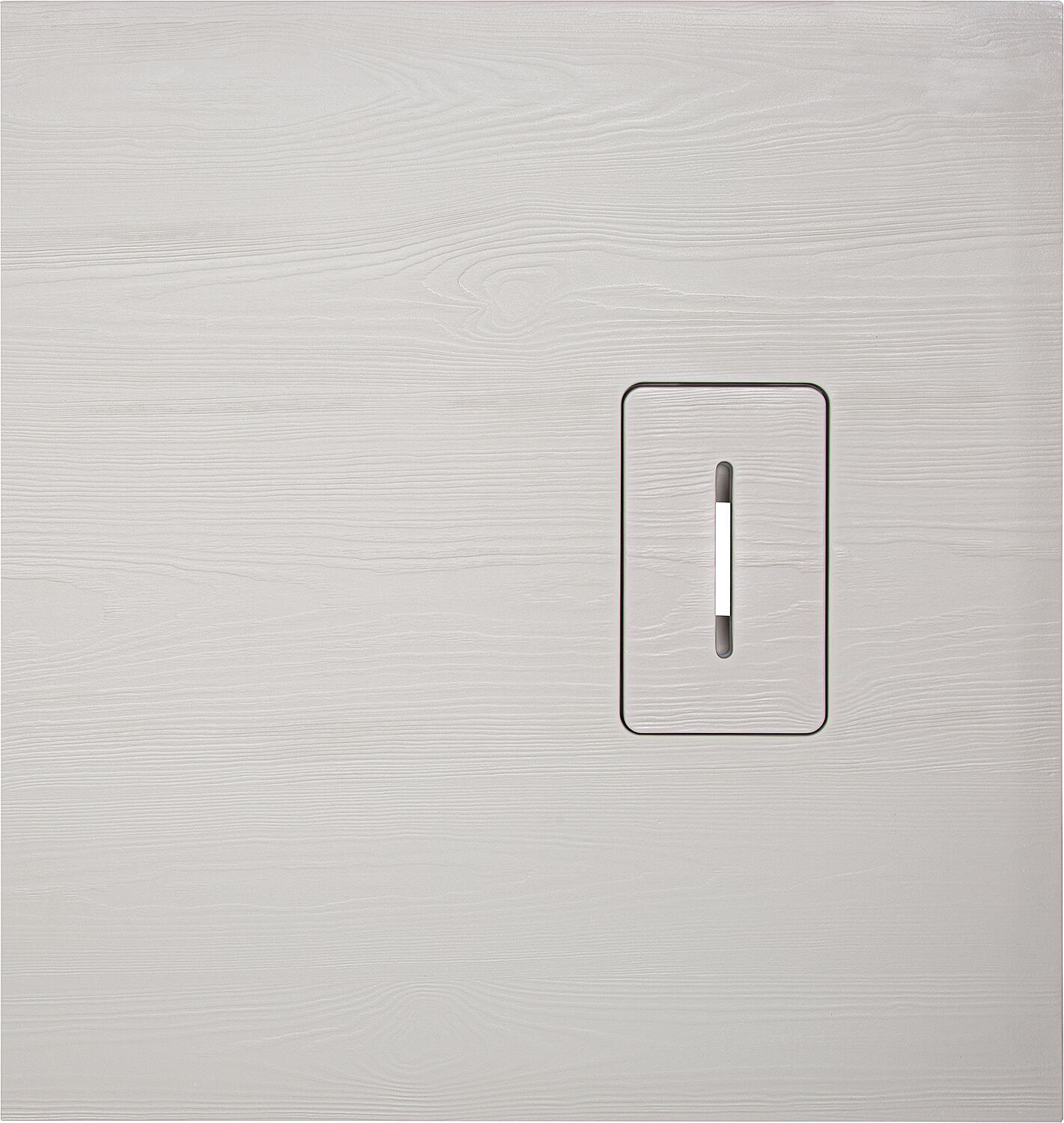 Lendou shower tray 900x35x900 mm with wood-effect finish, mineral cast, beige matt, drain 90 mm